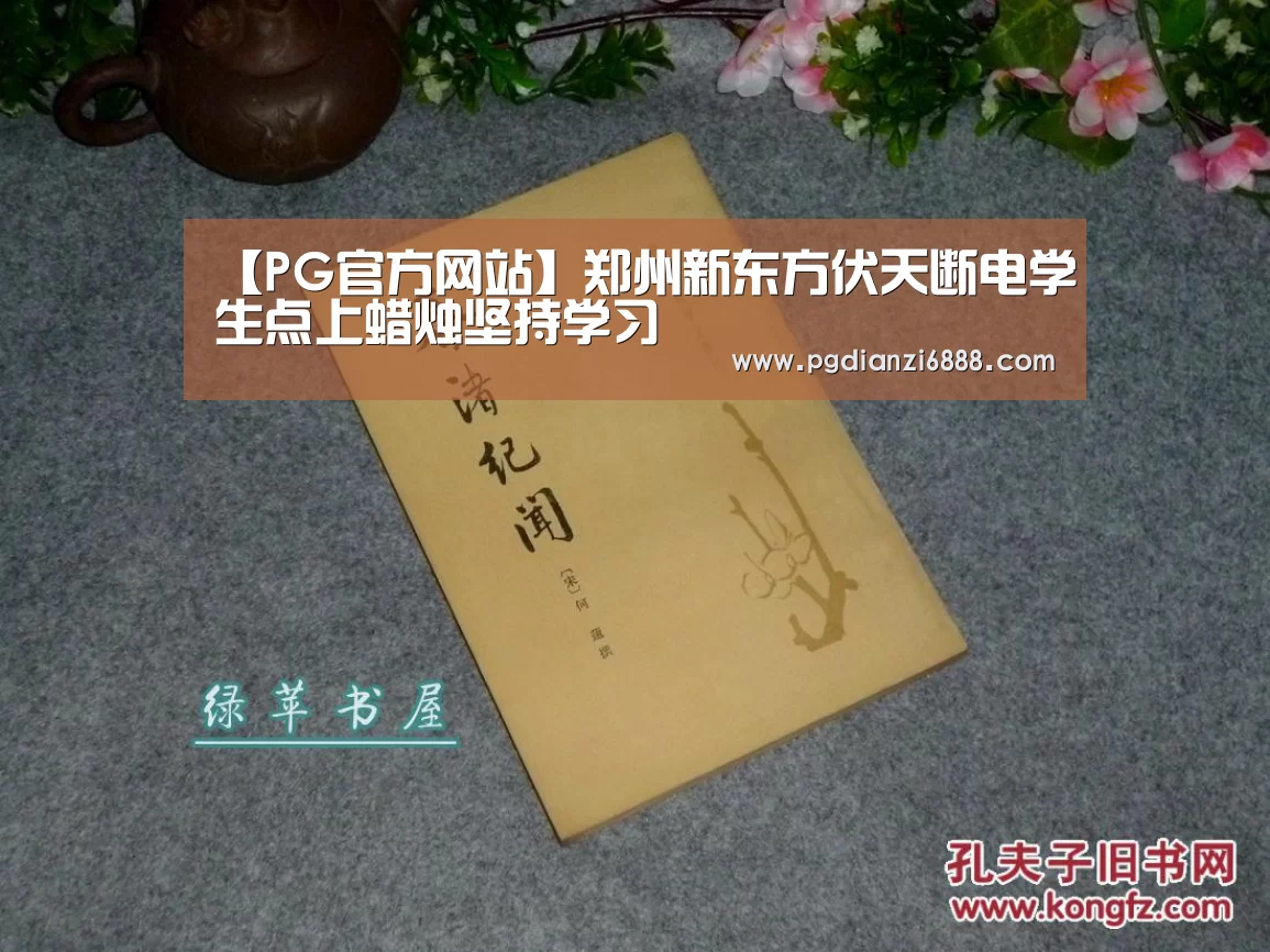 【PG官方网站】郑州新东方伏天断电学生点上蜡烛坚持学习(图2) PG电子娱乐中心